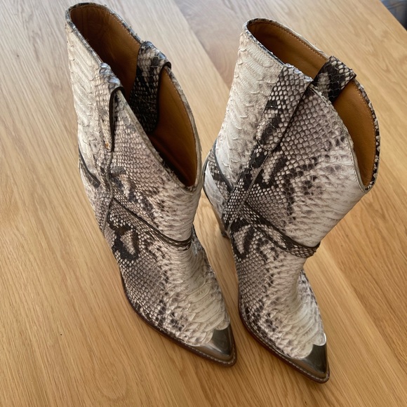Isabel Marant snakeskin booties - Picture 13 of 15